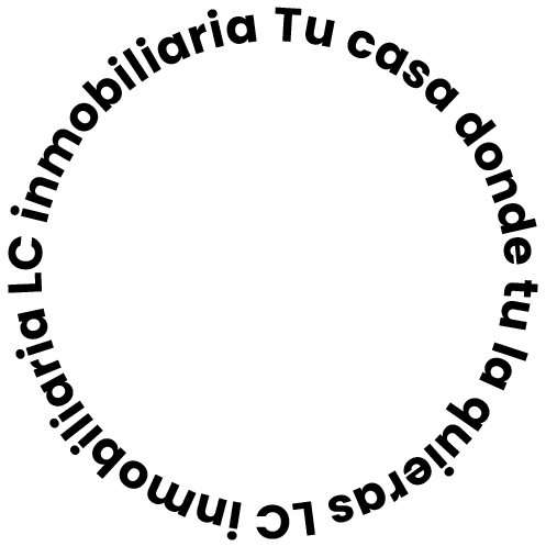 Circulo de letras de LC inmobiliaria Bosques de Tepepan